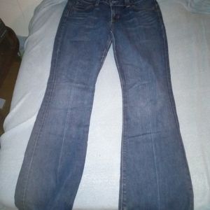 Distressed gap jeans